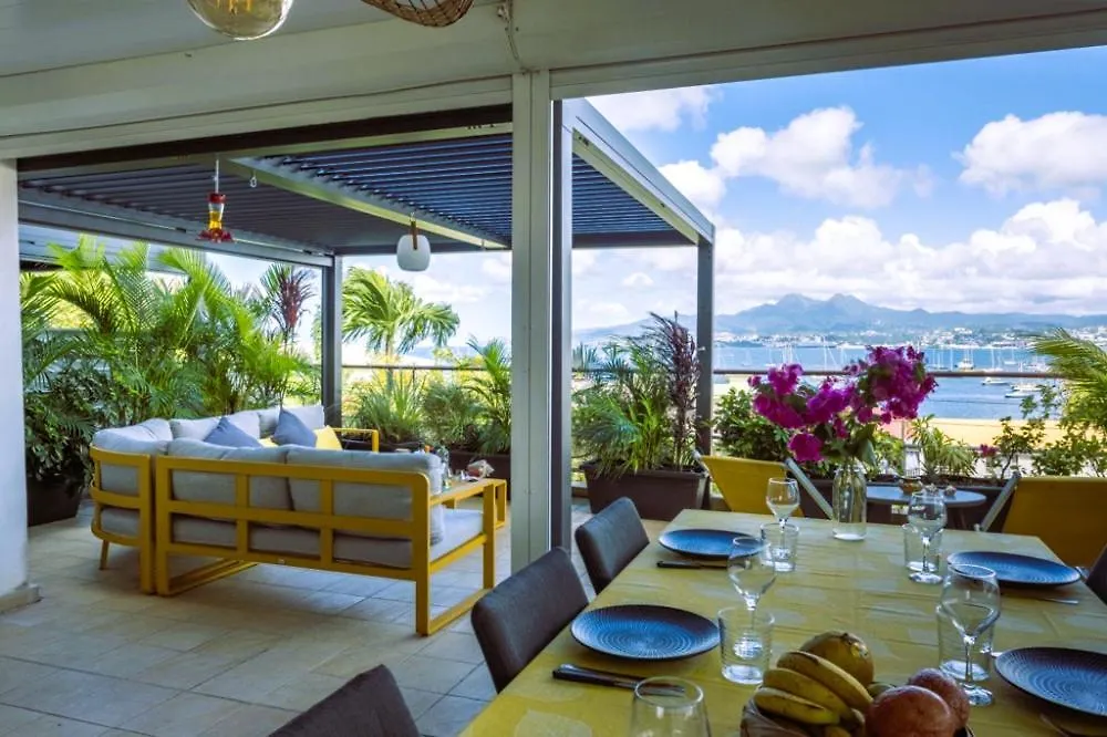 T4 Standing Anse Mitan 3 Ilets 95M2 Plus 32M2 Terrasse Pergola Et Vue Xxl Les Trois-Ilets Martinik